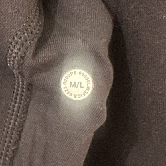Lululemon Thick Fleece Half Zip Black - Picture 4 of 5